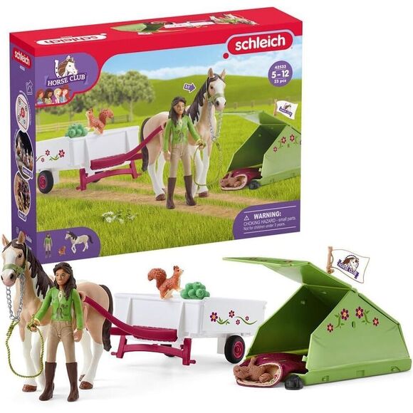 Schleich Horse Club — 23-Piece Sarah's Camping Adventure Horse